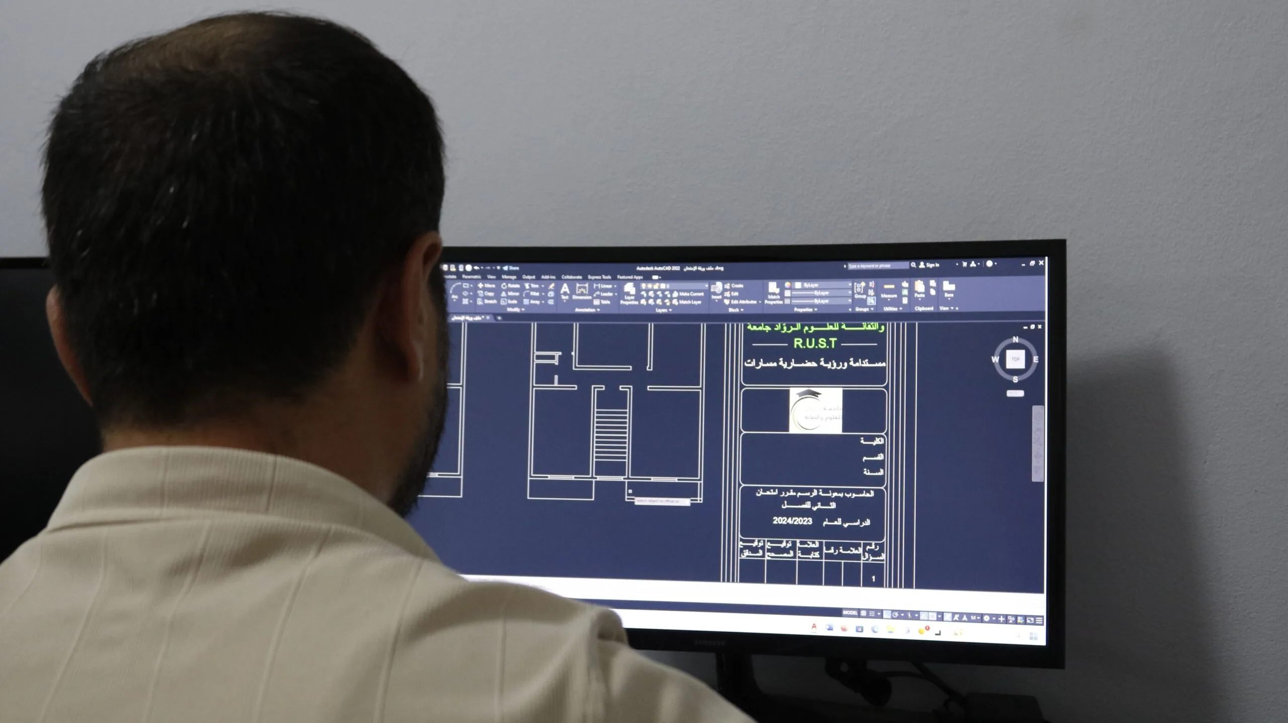 من أنشطة كلية هندسة البناء وإعادة الإعمار