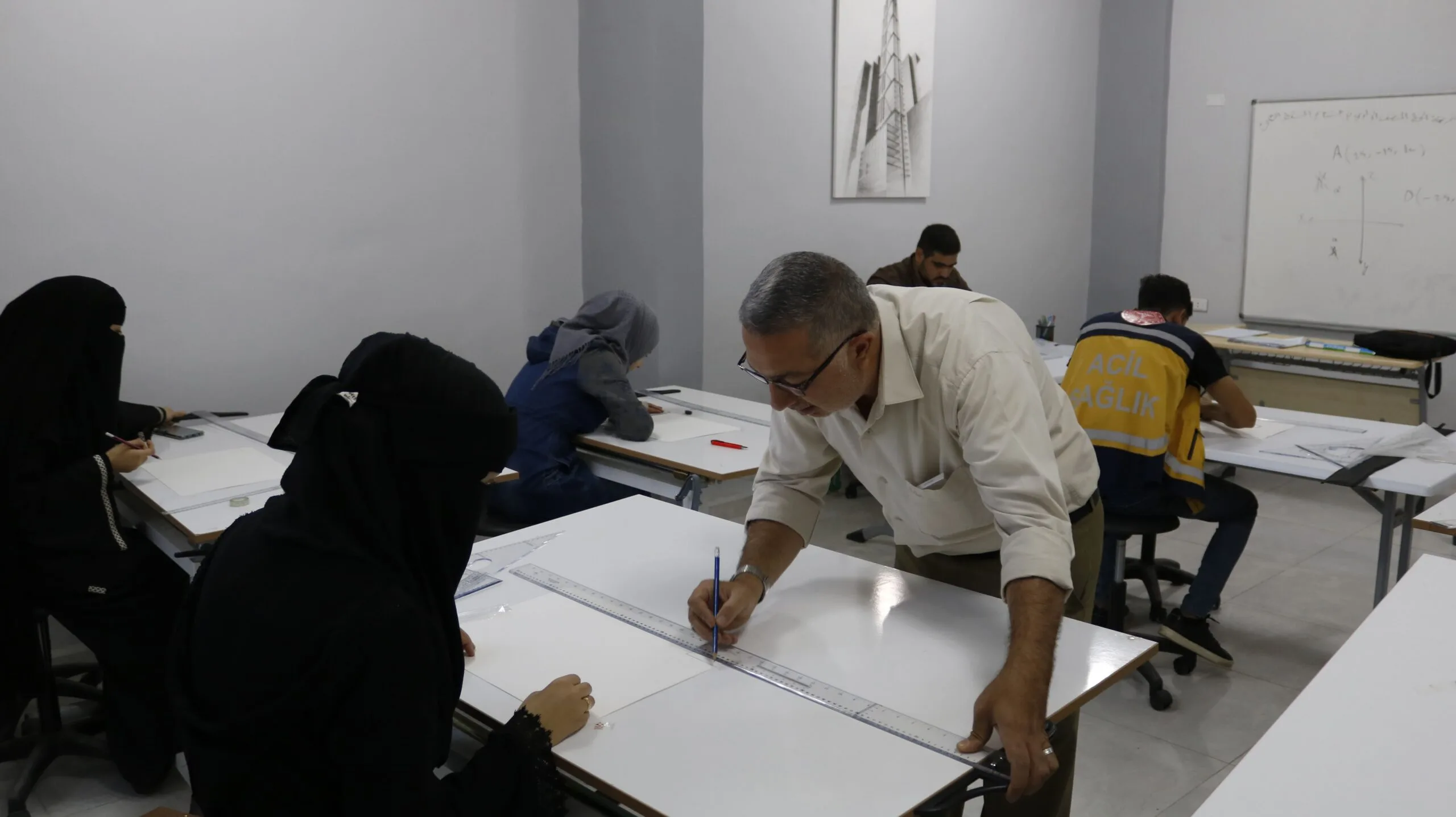 فعالية في كلية هندسة البناء وإعادة الإعمار