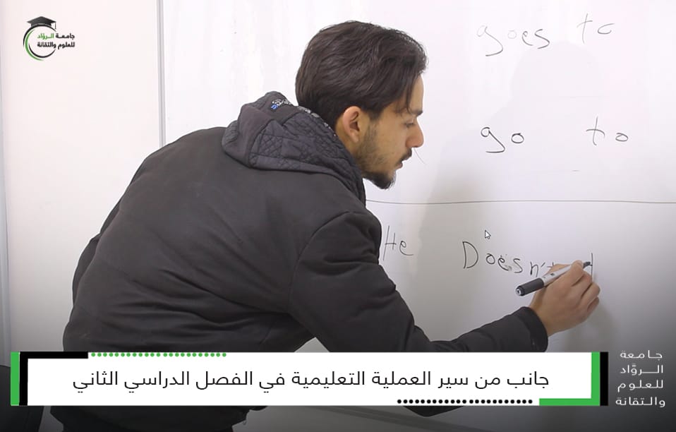 سير العملية التعليمية في كليّات جامعة الروّاد