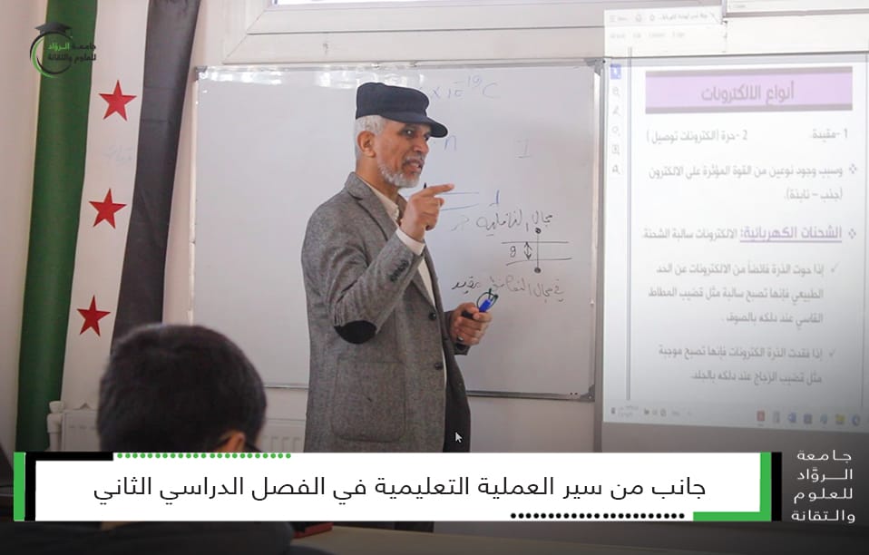 سير العملية التعليمية في كليّات جامعة الروّاد