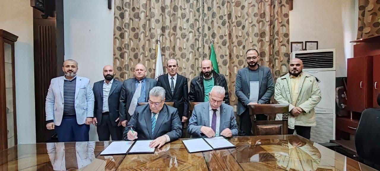 توقيع مذكرة تفاهم بين جامعة حماة وجامعة الرواد للعلوم والتقانة
