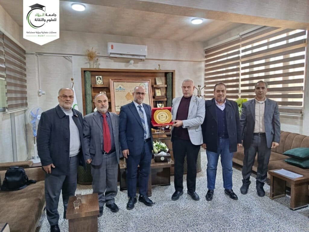جامعة الرواد تبحث التعاون الأكاديمي مع جامعة إدلب