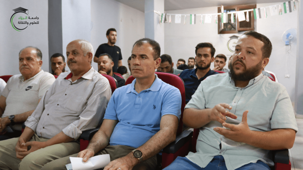 رئاسة الجامعة تلتقي أعضاء اتحاد طلبة جامعة الرواد للعلوم والتقانة