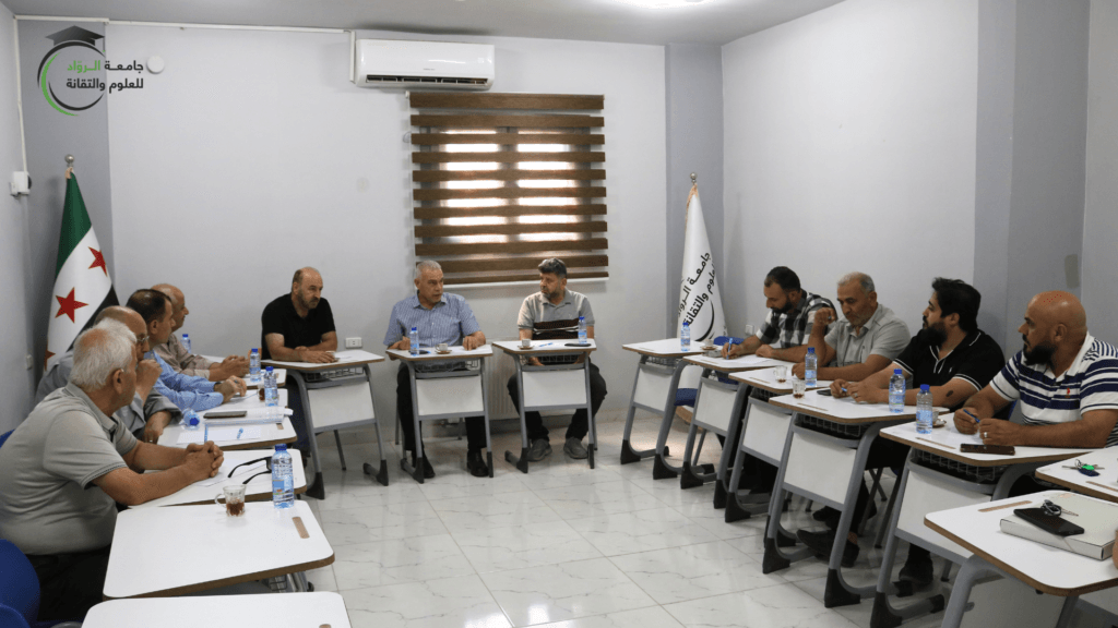 مجلس جامعة الرواد للعلوم والتقانة يعقد اجتماعه الدوري