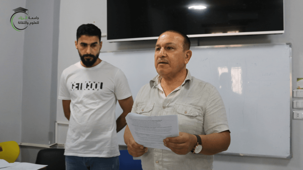 جانب من سير العملية التعليمية خلال الفصل الدراسي الصيفي في جامعة الرواد للعلوم والتقانة